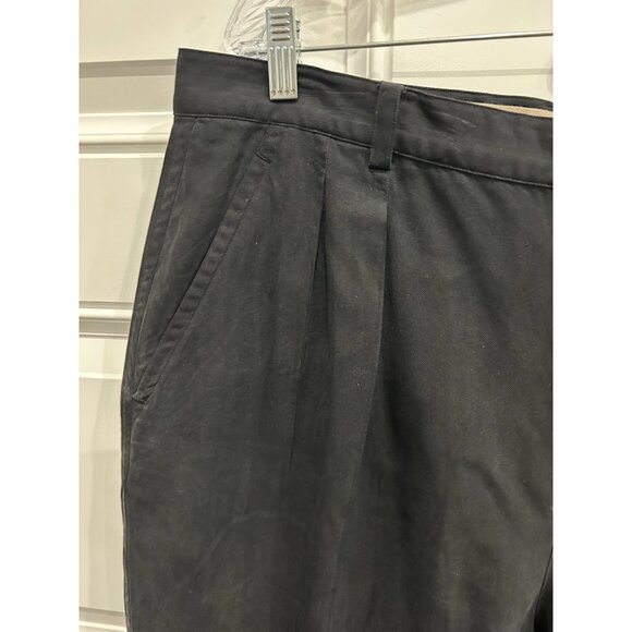 Tommy Bahama Mens Black Silk Pleated Shorts Size 40 - Picture 4 of 8
